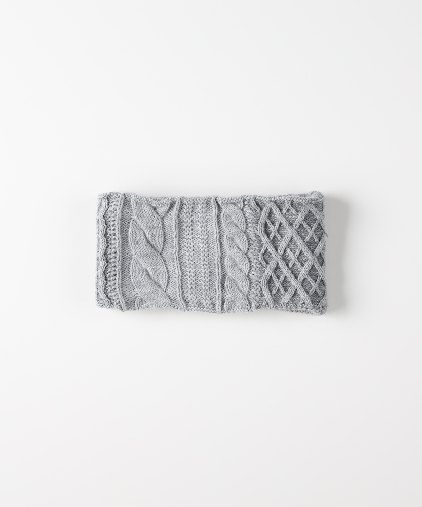 ケーブルネックウォーマー