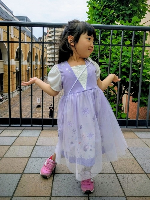 ドレスワンピース アナ エルサ キッズ ジーンズセレクトショップ ライトオン