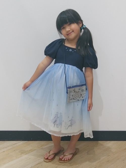ドレスワンピース アナ エルサ キッズ ジーンズセレクトショップ ライトオン