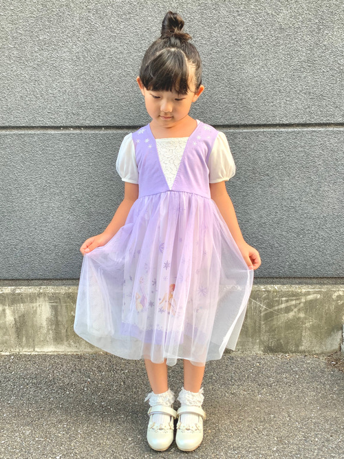 ドレスワンピース アナ エルサ キッズ ジーンズセレクトショップ ライトオン