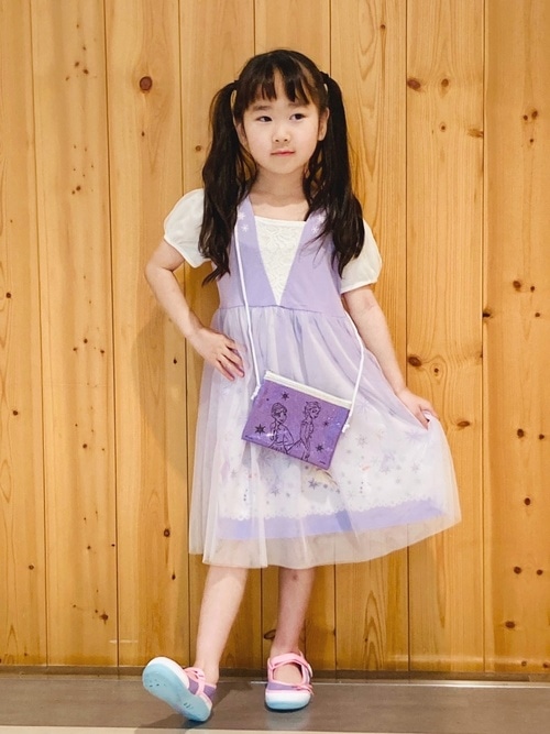 ドレスワンピース アナ エルサ キッズ ジーンズセレクトショップ ライトオン