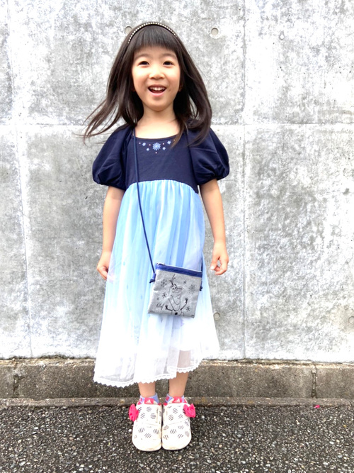 ドレスワンピース アナ エルサ キッズ ジーンズセレクトショップ ライトオン